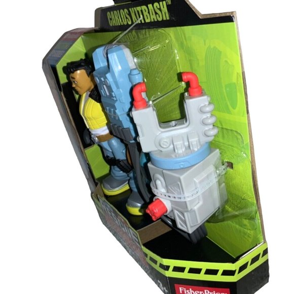 RESCUE HEROES CARLOS KITBASH ACTION FIGURE WITH ACCESSORIES -Fisher Price - Picture 5 of 12